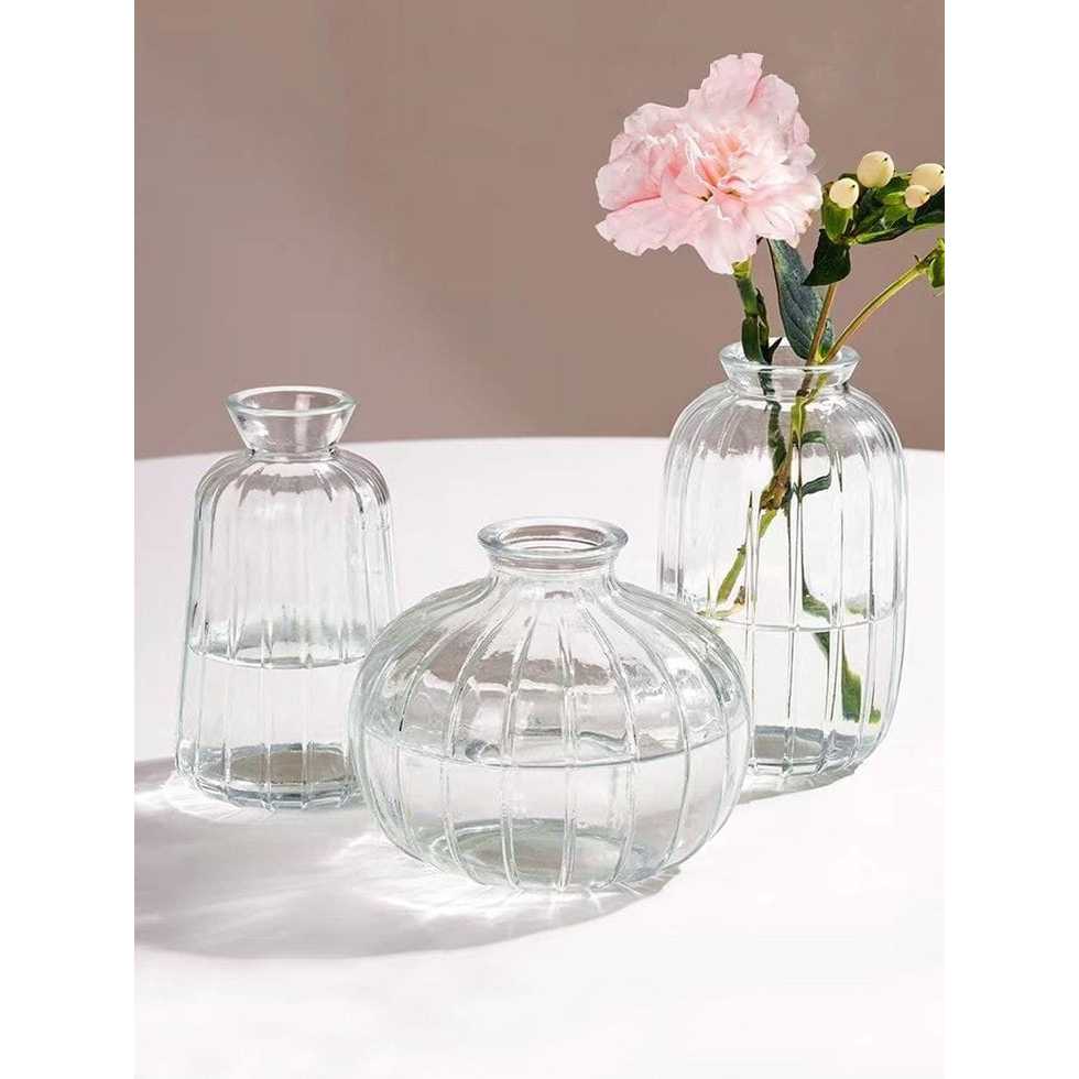 Vas Kaca Mini Vas Kaca Korea Vas Kaca Unik Vas Kaca Labu Vase  Bunga Minimalis
