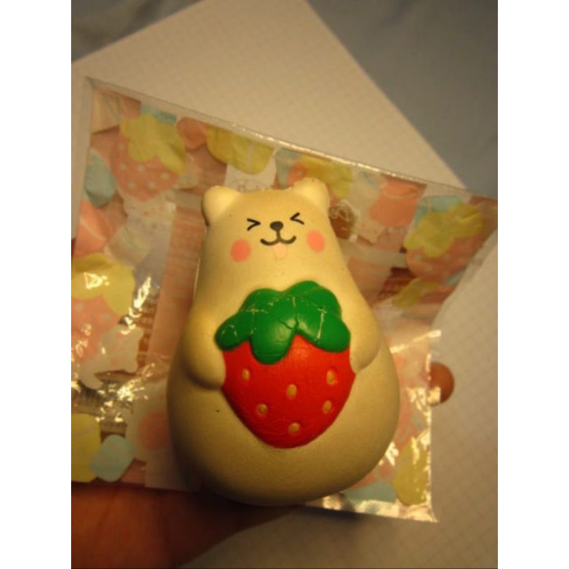 SUPER RARE ♨️|Squishy iBloom Marmo Mascot Strawberry