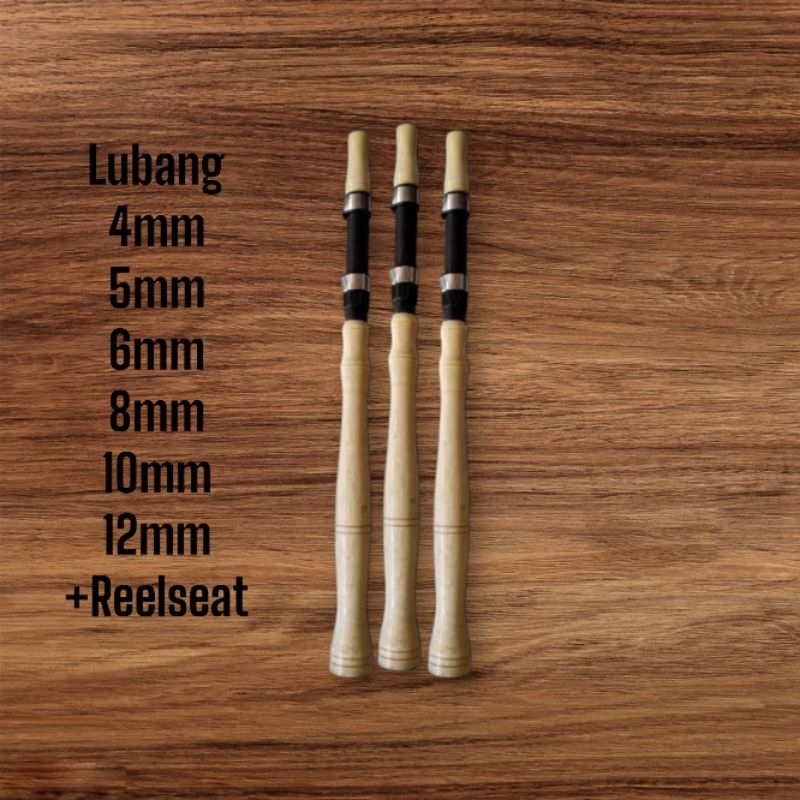 GAGANG JORAN KAYU POLOS +REELSEAT