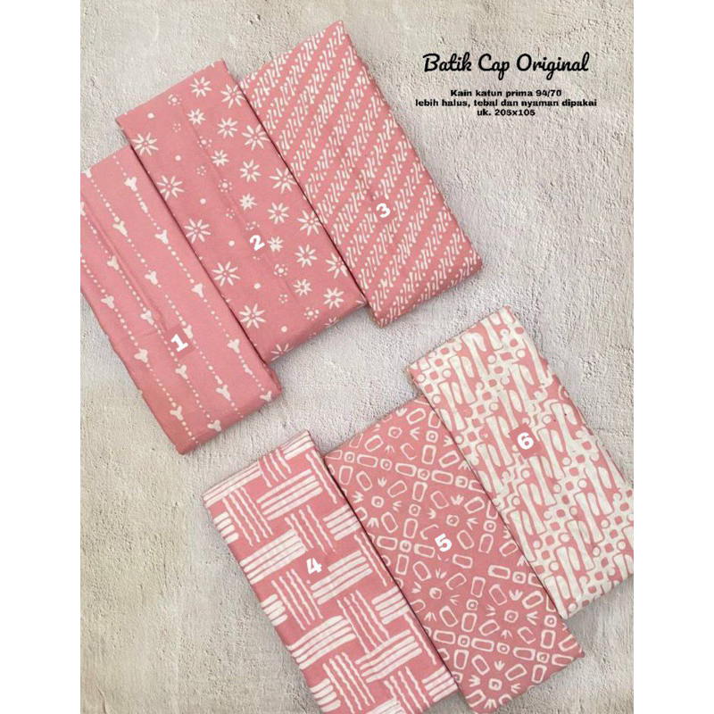 Sarung santri sarung santri putri batik cap pink katun prima halus