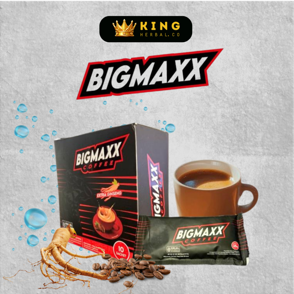 

KOPI BIGMAXX ORIGINAL MINUMAN EXTRA GINGSENG 100% BPOM & HALAL - KOPI STAMINA PRIA TAHAN LAMA AMAN