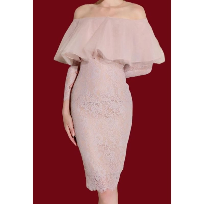 Sabrina Dress Bodyhycon  Pink Pastel