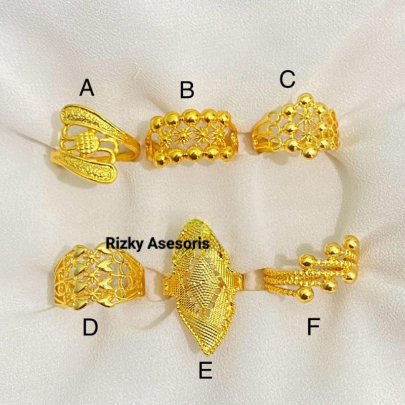 Cincin Xuping Imitasi Emas 24K Termurah