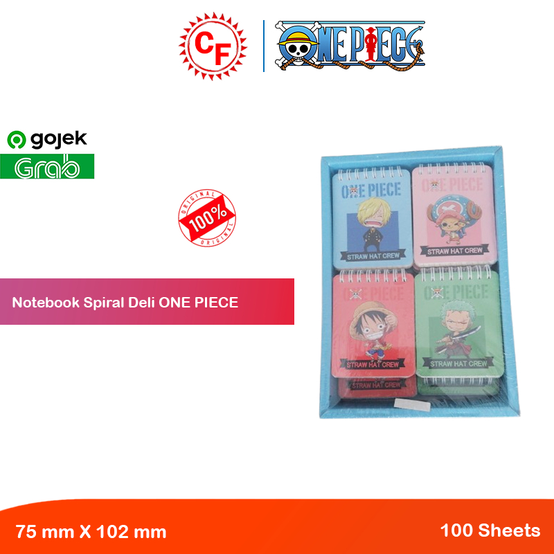 

Spiral Notebook One Piece isi 16 Pcs/Box
