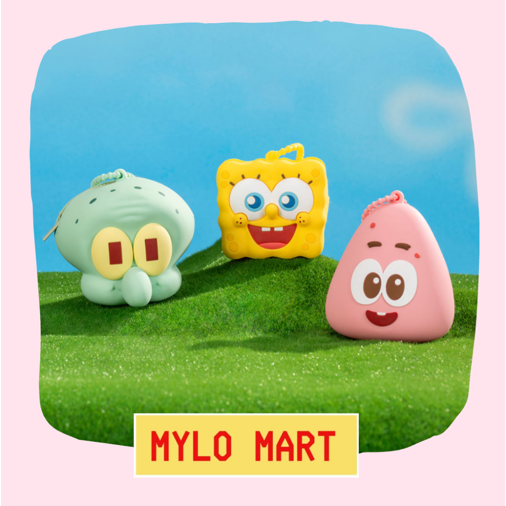 Pop Mart SpongeBob Patrick Squidward Bikini Bottom  HP Popsocket Storage Bag Coin Airpods Case Tas K