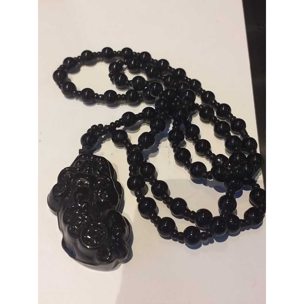 Liontin Pixiu Hitam - Natural