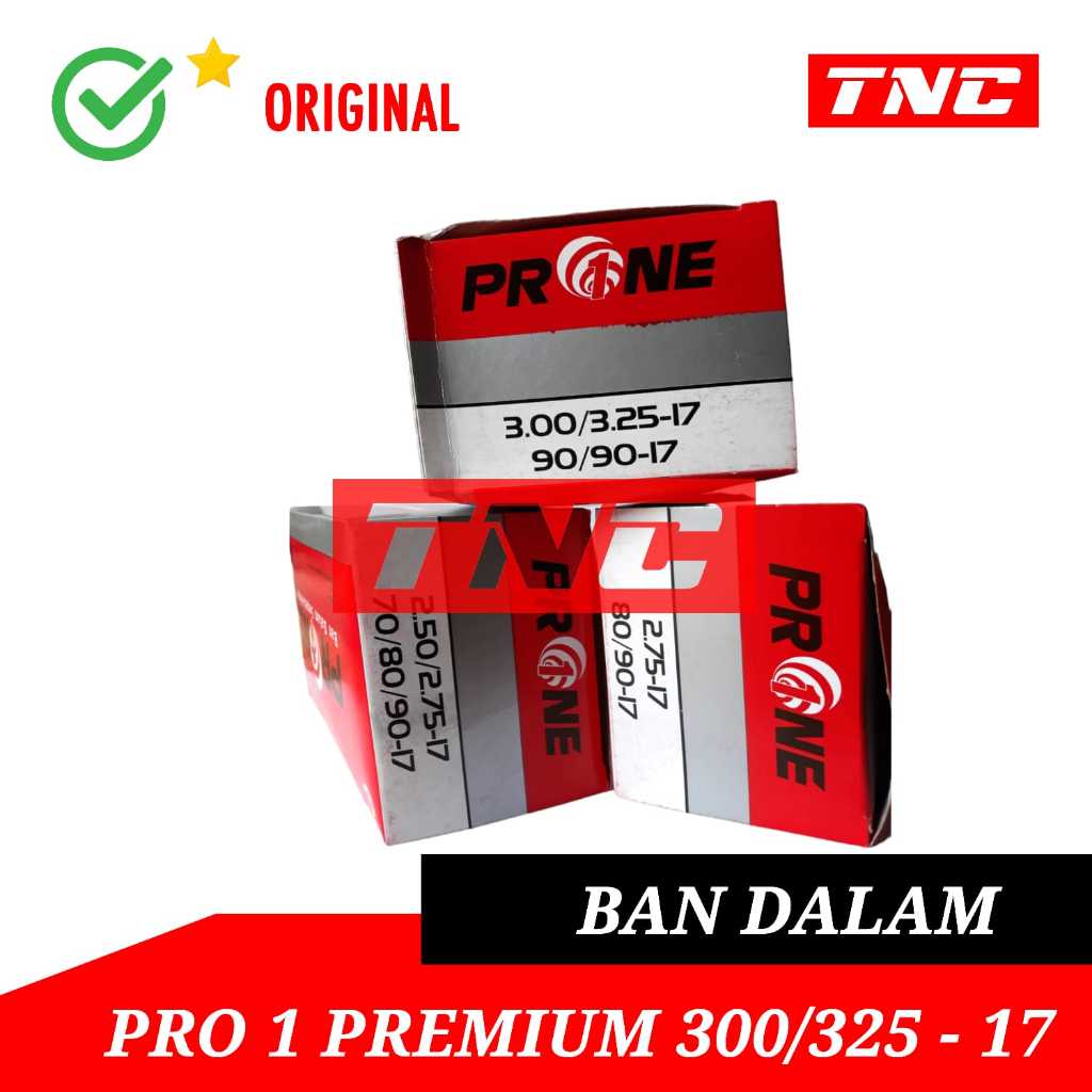 Ban Dalam Pro 1 Premium 300 325 17 Ban Dalam 90/80-17 90/90-17 90 100 Ring 17 Motor Murah Mega Pro V