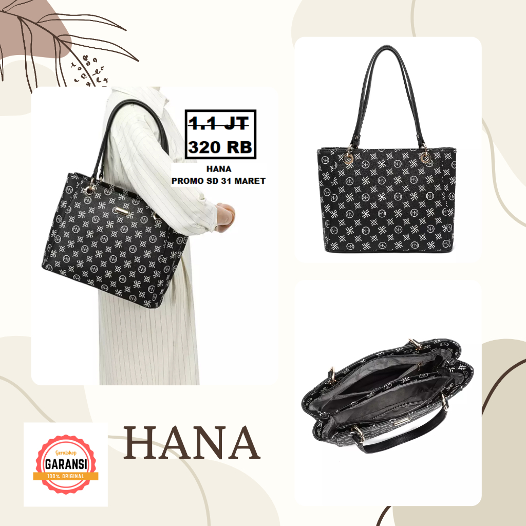 Tas HANA Wanita seri GITA ORIGINAL SALE tote bag
