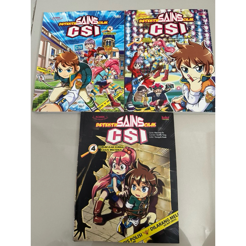Buku Pre-Loved Detektif Sains Cilik CSI | WHY?