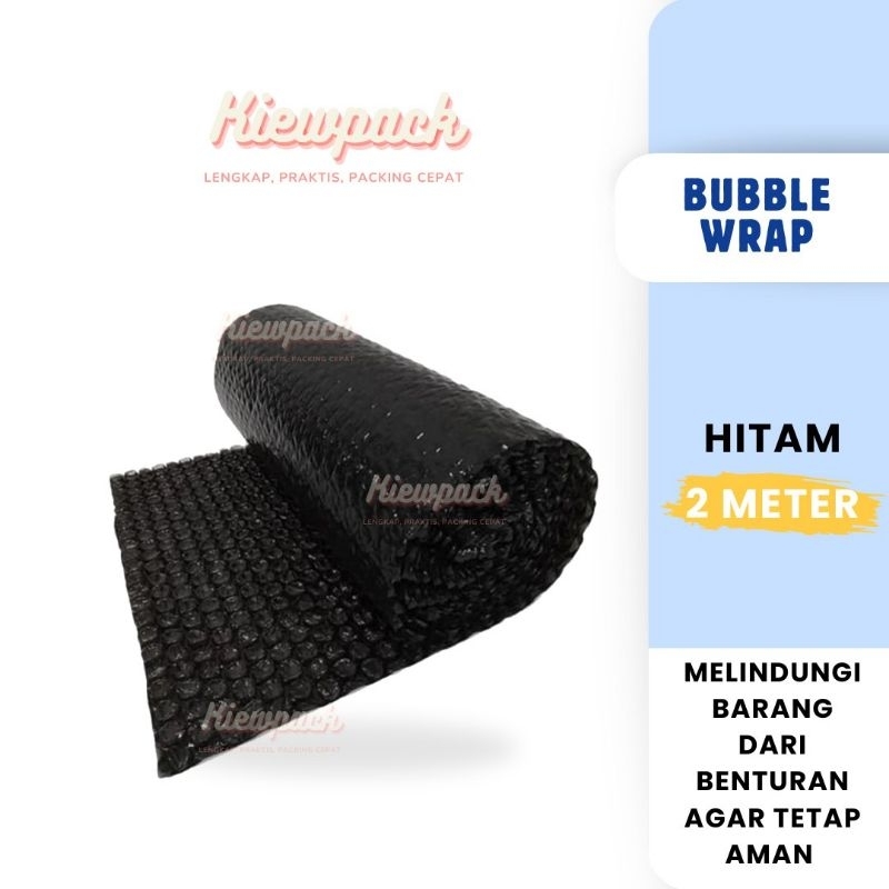 

Bubble Wrap Meteran Malang - Hitam (2 meter x 1.25 meter)