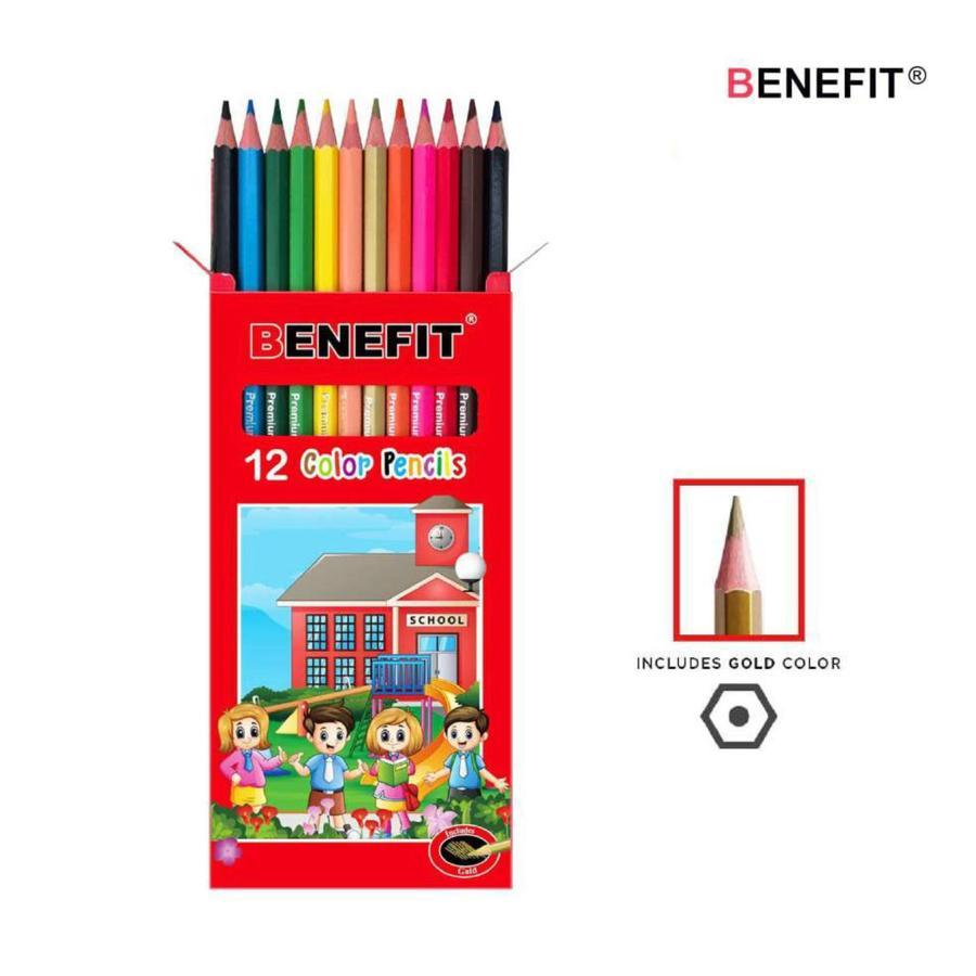 

PENSIL WARNA 12W PANJANG BENEFIT PW-1210 ( 12 COLOUR PENCIL )