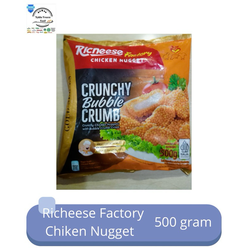 

Richeese Factory Chiken Nugget Gold Series 500 gr