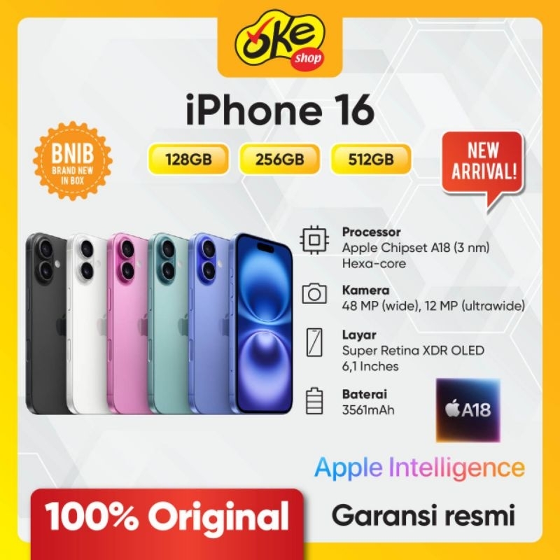 Iphone 16 Garansi Resmi Indonesia