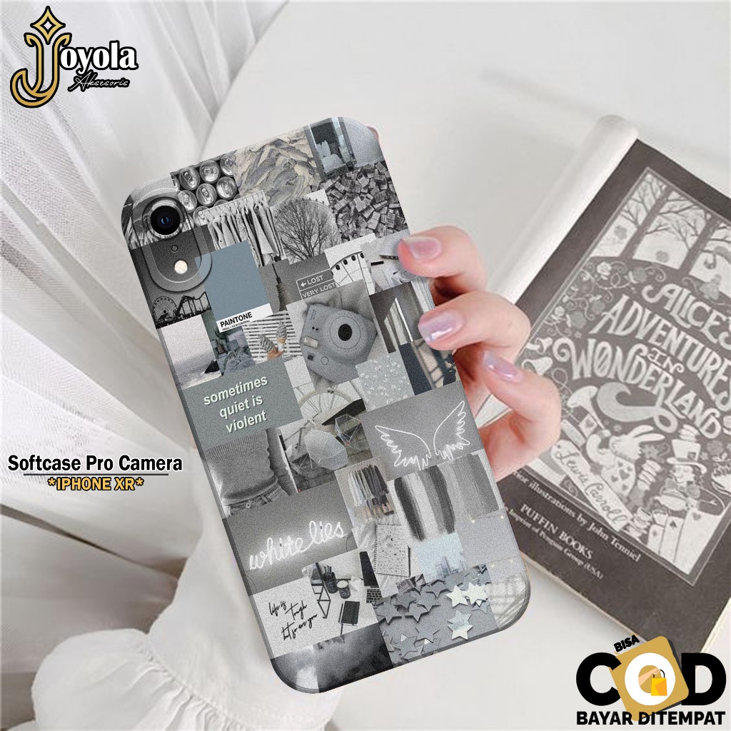 JOYOLA Case IPHONE XR Terbaru - Fashion Case Aesthetic - Softcase IPHONE XR - Pro Camera - Casing IP