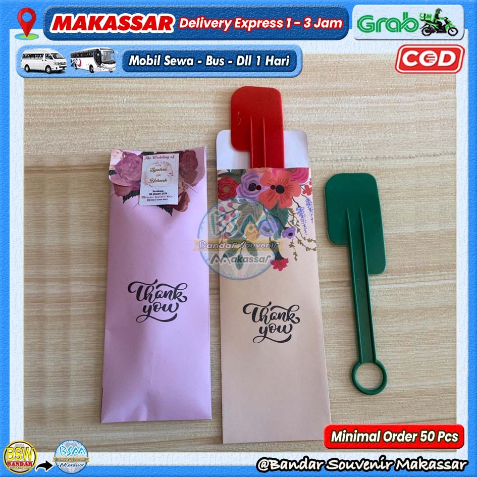 (min.order 50 pcs) Souvenir POLESAN kemas AMPLOP Sovenir Suvenir Pernikahan Murah Makassar