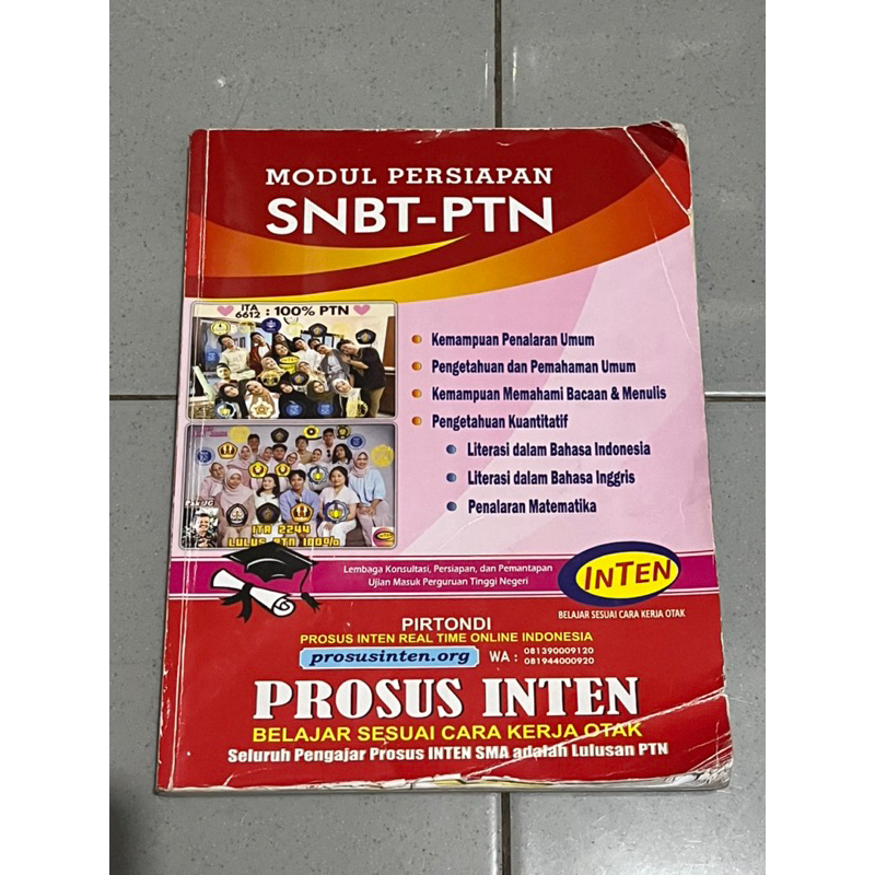 MODUL PERSIAPAN SNBT SUPERINTENSIF INTEN 2025