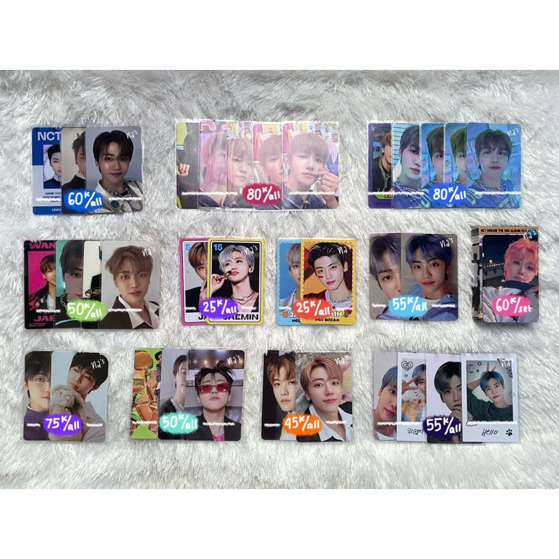 aab photocard pc jaemin hendery haechan chenle jisung mark renjun nct dream wayv glitch mode univers