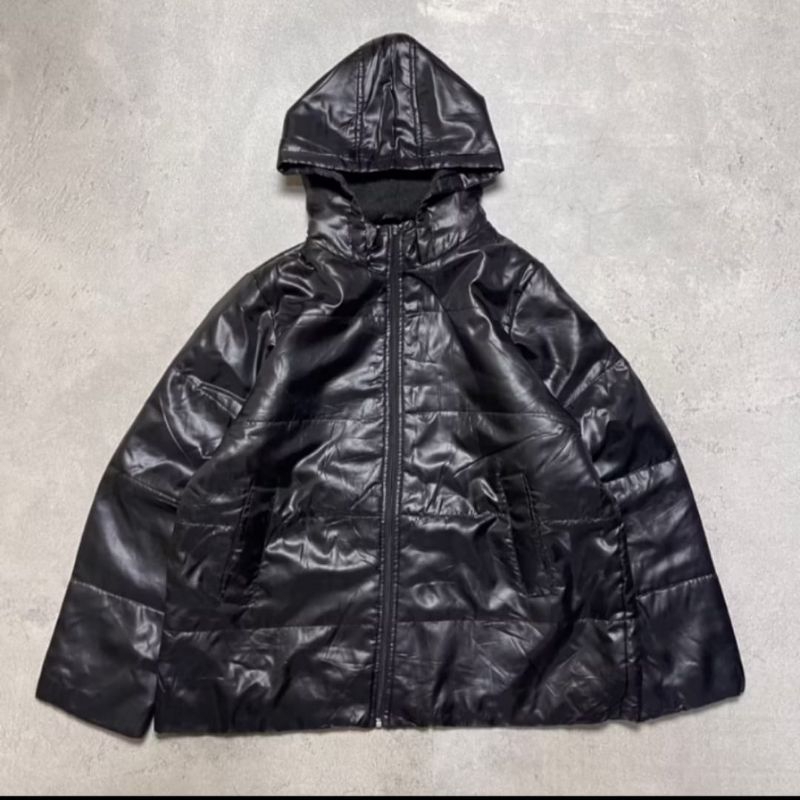 preloved jaket puffer hitam