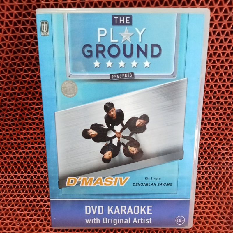 DVD KARAOKE THE Play Ground...D'MASIV ...100% ORIGINAL
