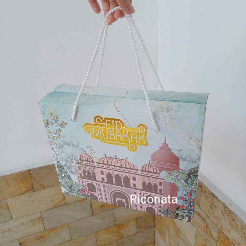 

[1pc] Box kotak tas hampers lebaran idul fitri toples jar tabung 400 / 600 / 800 ml toples 500gr 250gr