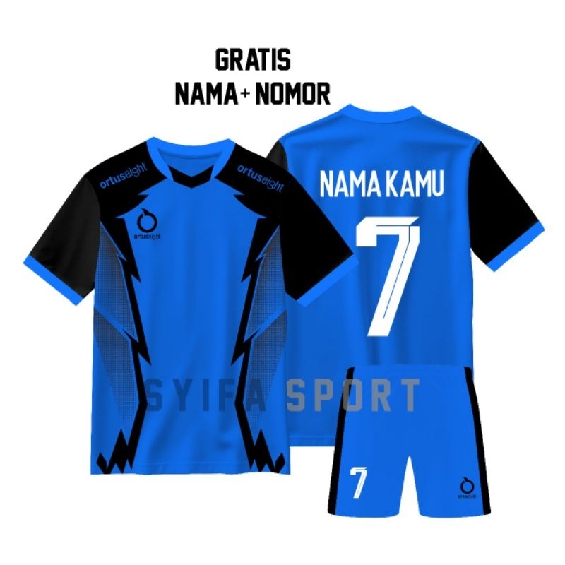BAJU FUTSAL FREE NAMA NOMOR JERSEY BOLA/VOLLY/BADMINTON