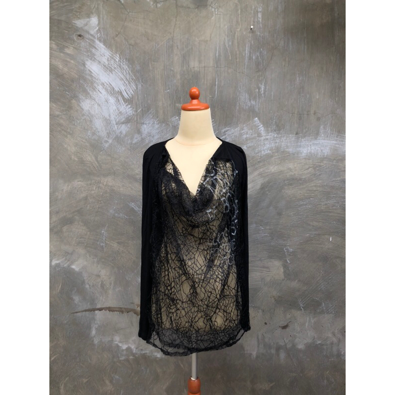 Y2K Ghost Of Harlem Mesh T-shirt