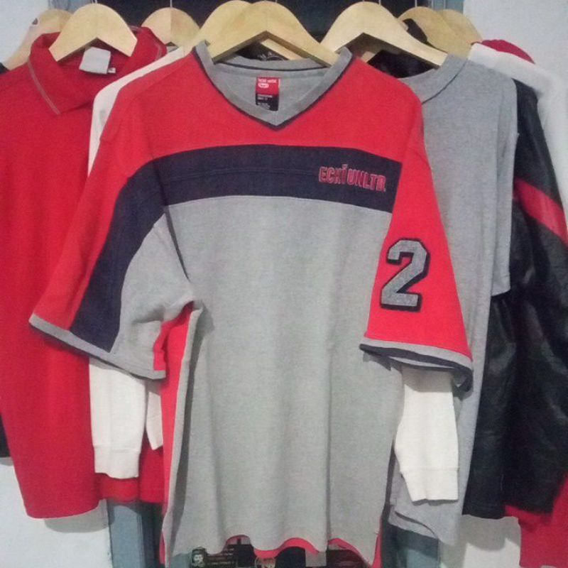 kaos ecko unltd merah