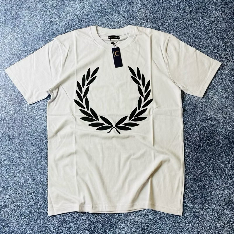 Kaos Fred perry putih
