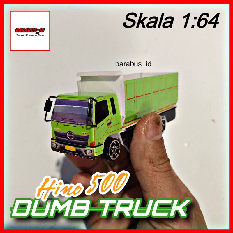 Miniatur Truk DUMP HINO 500 Skala 1:64