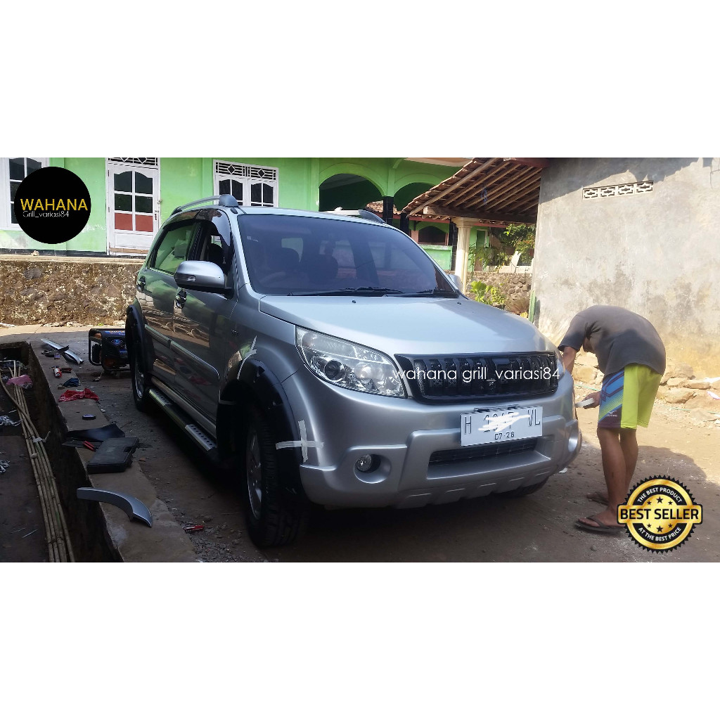 Over fender Rush Terios konde tahun 2008 --2017