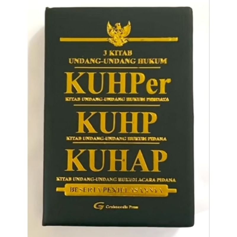 Buku kitab undang undang hukum (KUHP, KUHper,KUHAP)