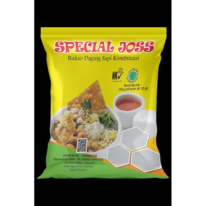 

Special Joss Bakso Daging Sapi Kombinasi - 3x120g