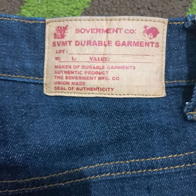 Jeans Selvedge Soverment