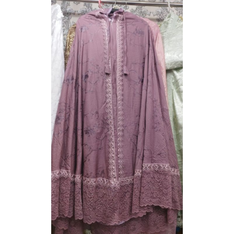 Mukena Katun Linen Mewah adem