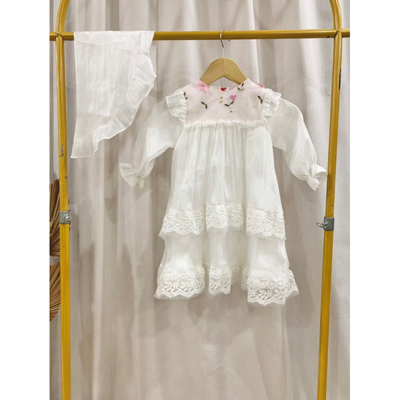 Gamis Shimer Renda Anak Perempuan