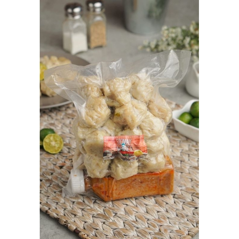 

siomay ayam frozen 25 pcs free bumbu kacag 1botol 250ml