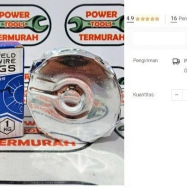 

Kawat Las MIG 0,8 mm 1kg FLUX CORE Tanpa Gas Gasless Mig Roll Wire .