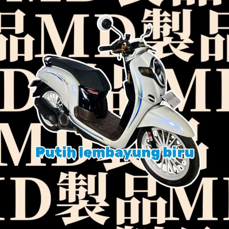 sticker lembayung skotlet putih  lembayung biru putih lembayung gold kualitas premium tinggi 150cm