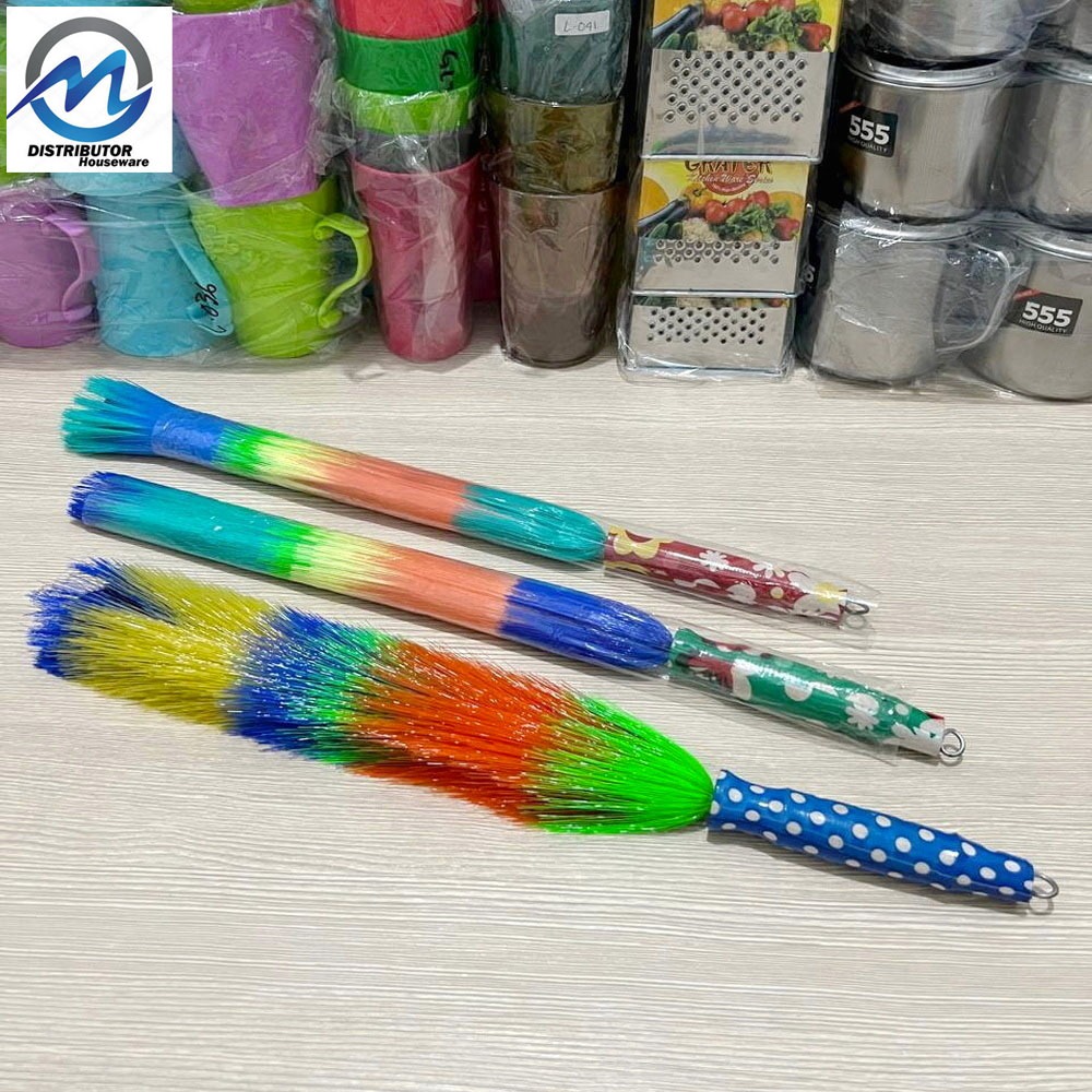 Kemoceng Bulu Sintetis / Kemoceng Bulu Plastik Warna Bulu Lembut