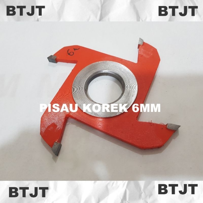 6MM MATA PISAU PROFIL GROVING KAYU KEROK SPINDEL KAYU LURUS 6MM  6 MM
