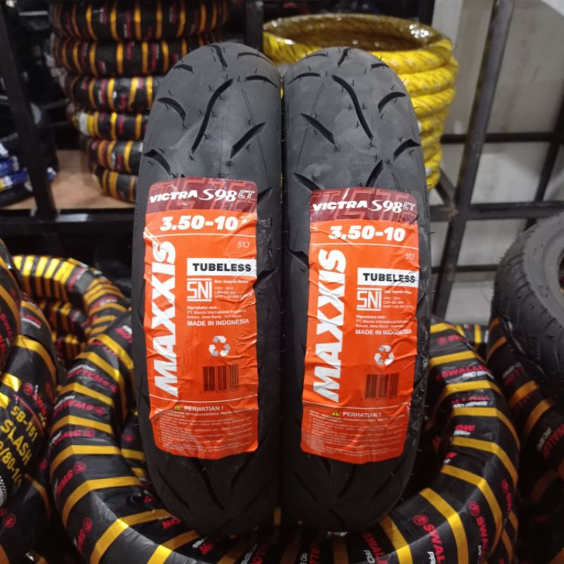 BAN TUBLES MAXXIS 350-10 ORIGINAL 100% VESPA CLASIC