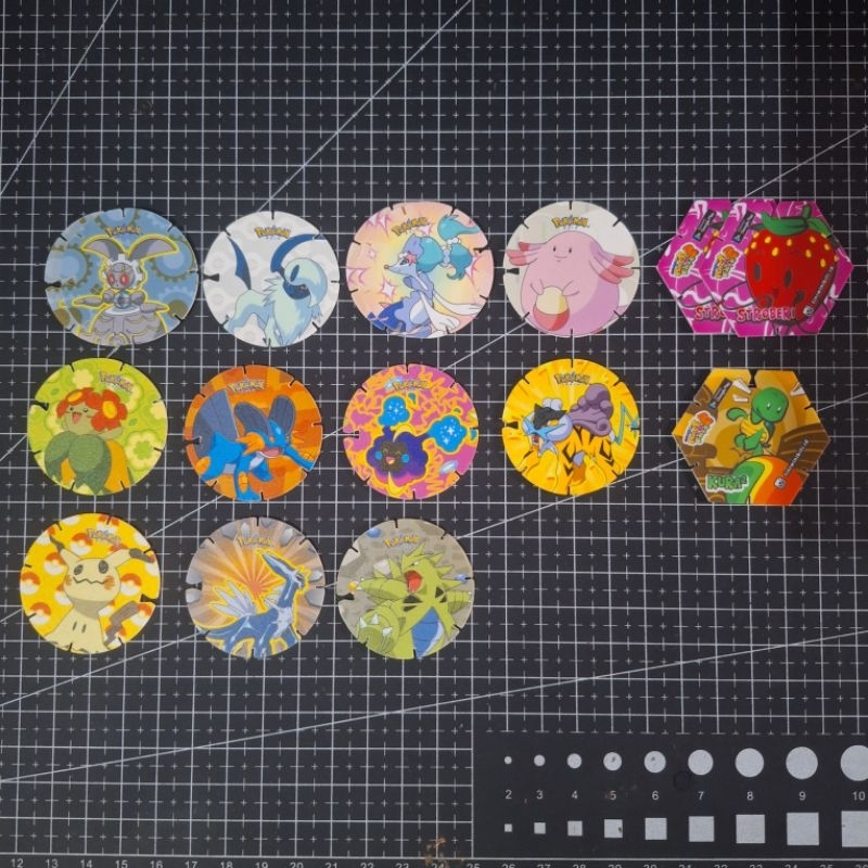Chiki Balls Tazos Tajos Coin Pokemon Card