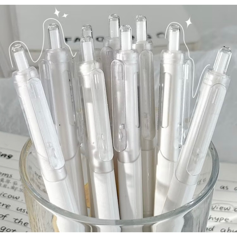 

pena gel 5pcs pulpen gel 1 pack 0.5mm pulpen aesthetic retractable gel pens p...