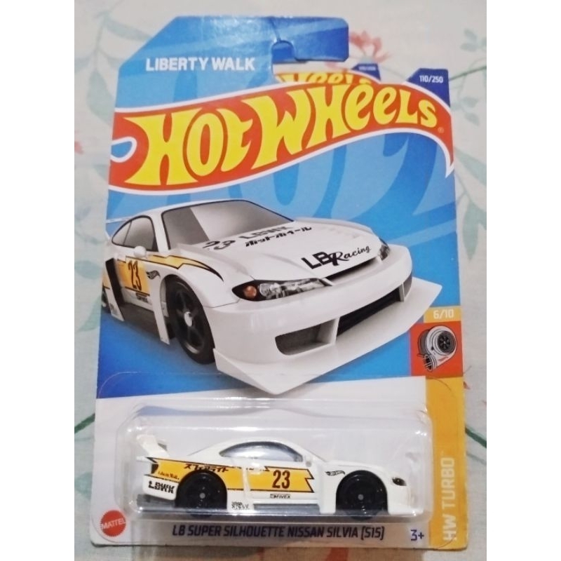 Hot wheels LB Super Silhouette Nissan Silvia (S15) - white