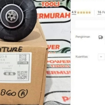 

Armature MAKTEC MT 860 513923-8 MT860 Hammer Angker Dinamo Gulungan