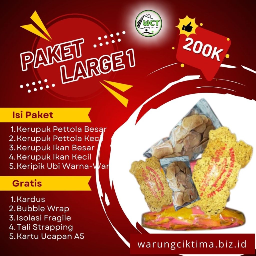 

PARCEL LARGE 1 Oleh-Oleh Khas Bawean