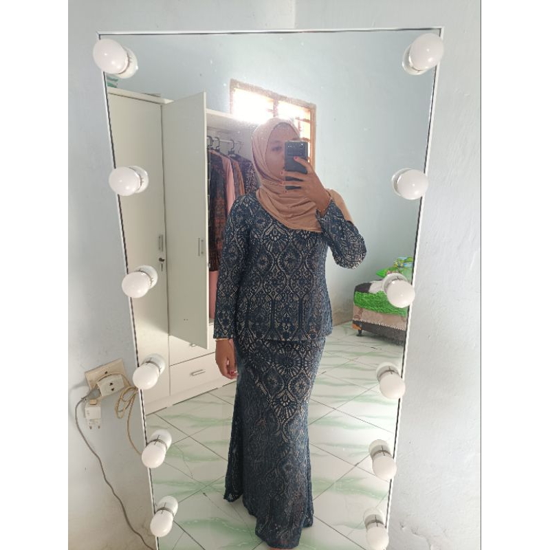 PRELOVED BAJU KURUNG DUYUNG MALAYSIA BRUKAT PREMIUM DUYUNG