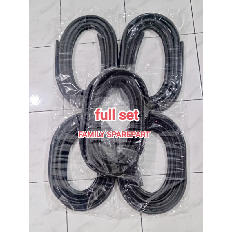 karet full set karet peredam suara pintu mobil Honda jazz