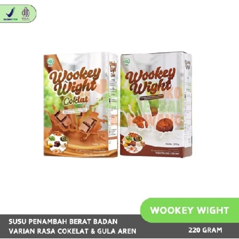 

Wookey Wight - Susu Herbal Penambah Berat Badan 1 Box Isi 200gr