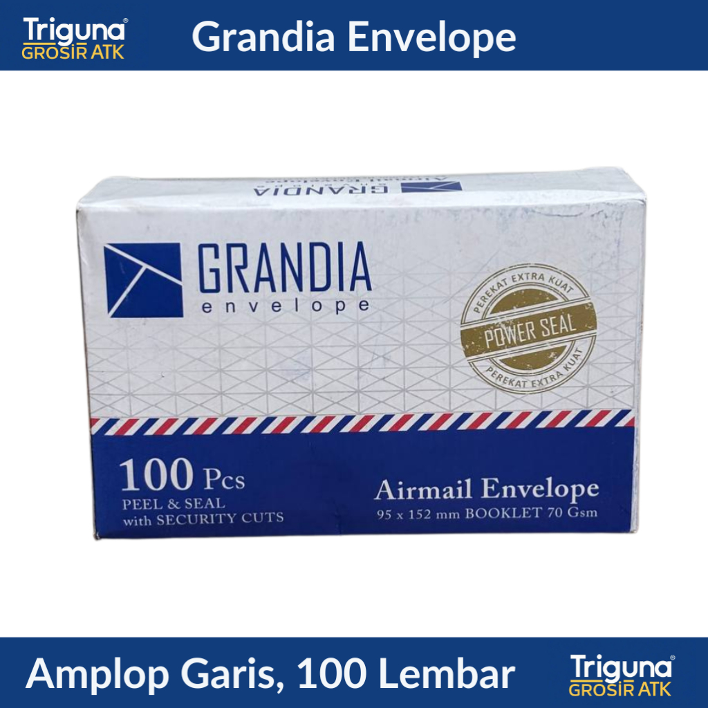 

Amplop Putih Garis Grandia 1 Pack (100 pcs)